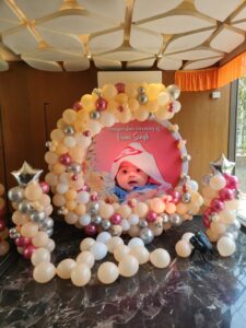 _A beautiful beginning celebrated with balloons…