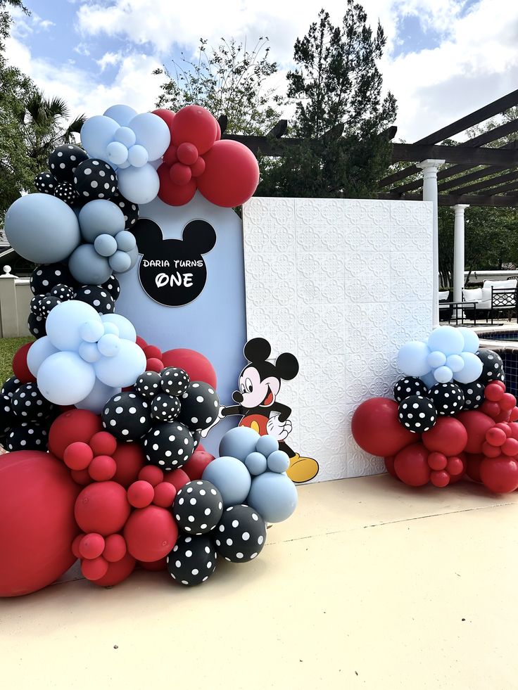 Mickey mouse 1st birthday Something to celebrate…